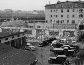 Bau der neuen Ausstellungshalle 1939